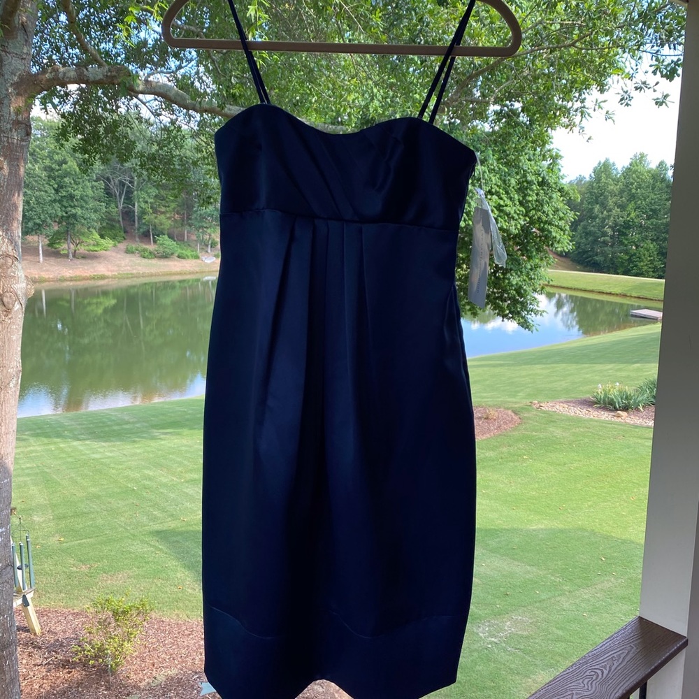 Navy Blue Bridesmaid Dress